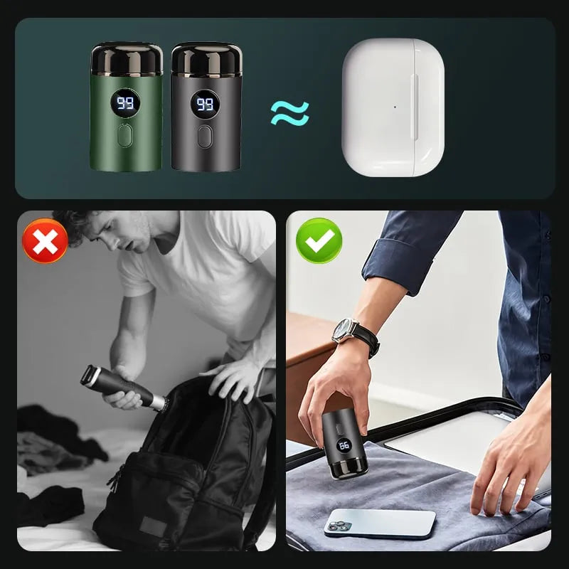Mini portable electric shaver