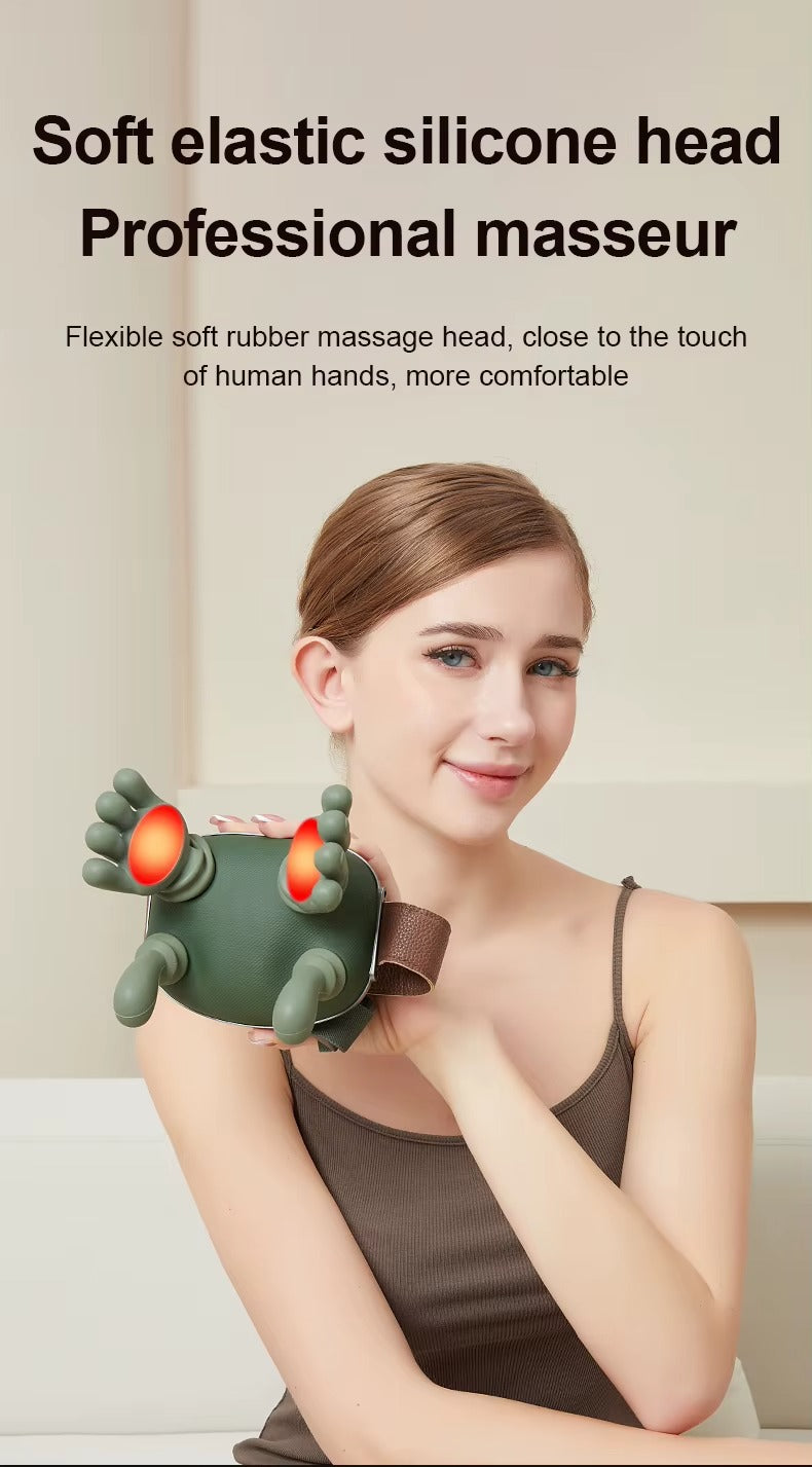Shiatsu Neck & Shoulder Massager with Soothing Heat for Relaxing Comfort