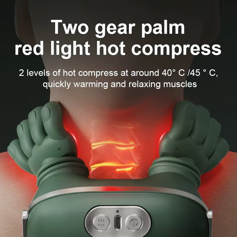 Shiatsu Neck & Shoulder Massager with Soothing Heat for Relaxing Comfort